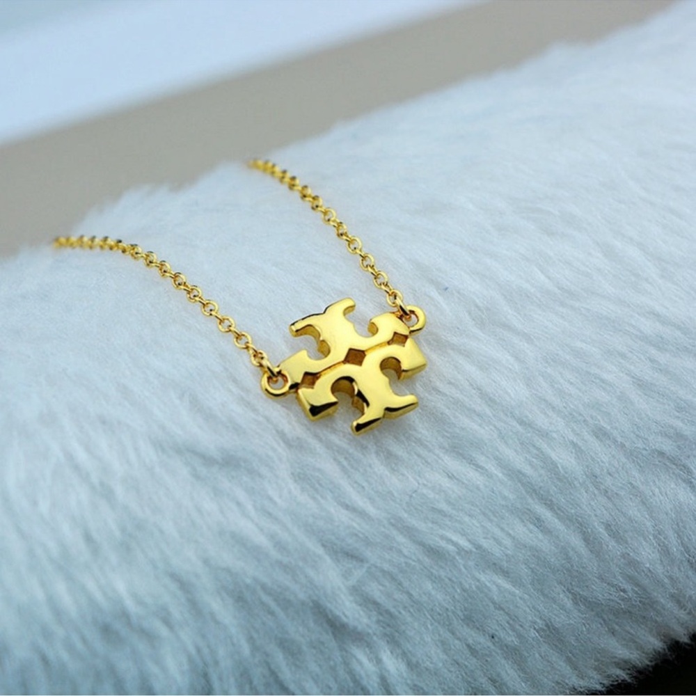 Tory Burch Gold Pendant Necklace - Picture 2 of 5